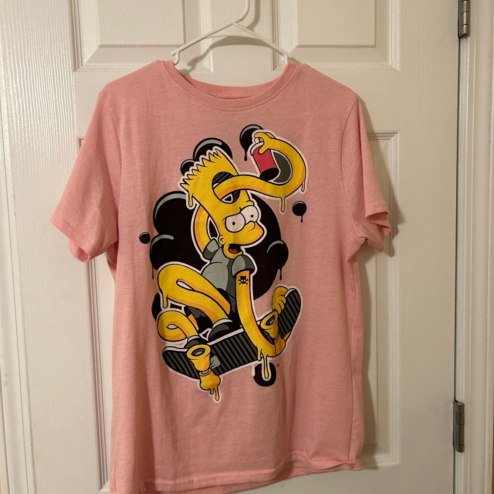Pink Simpson Graphic Tee